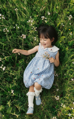 LE PETIT BERRY - MÙA QUẢ MỌNG CHÍN -Đầm thô sát nách bé gái