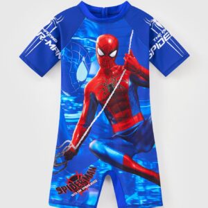 Bộ đồ bơi liền thân người nhện Spider-Man Marvel bé trai